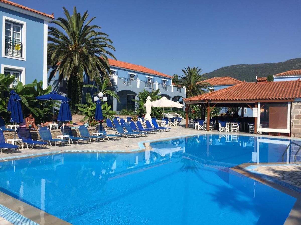 Blue Sky Hotel - Petra - Lesvos - Greece Экстерьер фото
