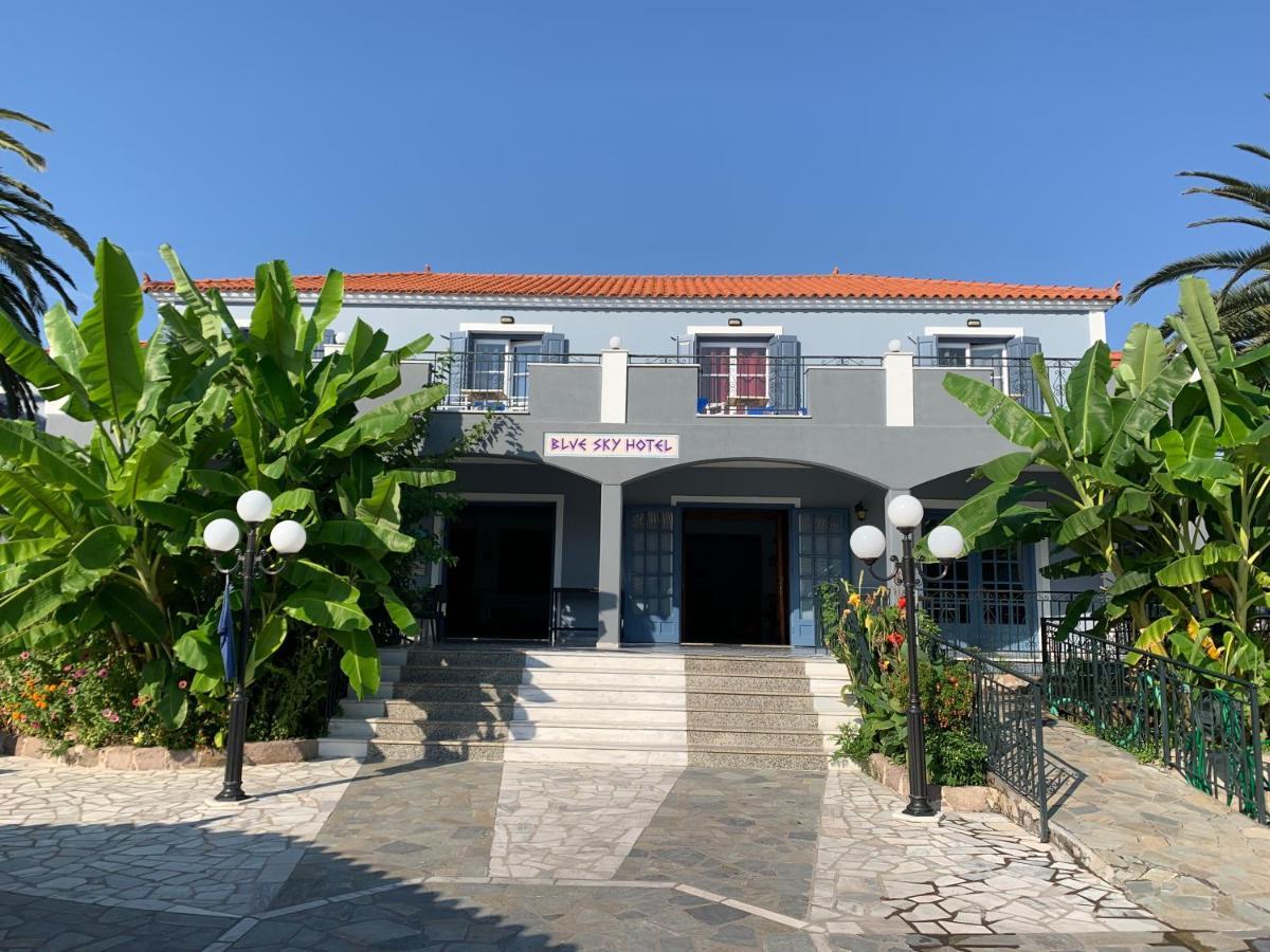 Blue Sky Hotel - Petra - Lesvos - Greece Экстерьер фото