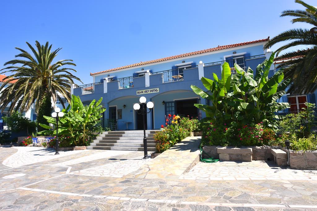 Blue Sky Hotel - Petra - Lesvos - Greece Экстерьер фото