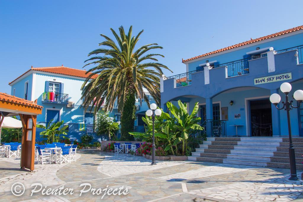 Blue Sky Hotel - Petra - Lesvos - Greece Экстерьер фото