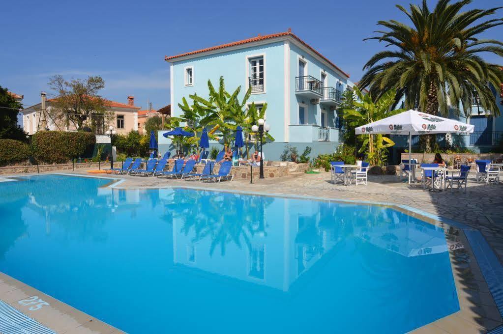 Blue Sky Hotel - Petra - Lesvos - Greece Экстерьер фото